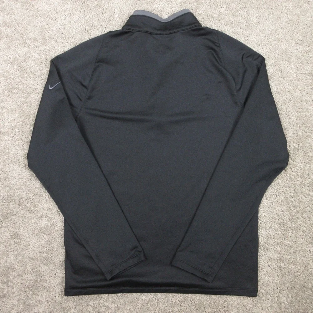 New York Liberty Sweater Mens Small‎ Black Solid Nike Performance Golf Logo WNBA